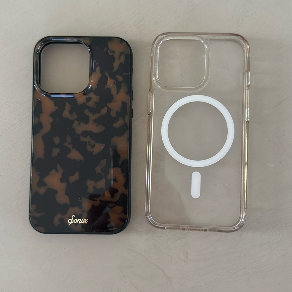 iPhone 13 Pro phone covers sonix tortoise clear